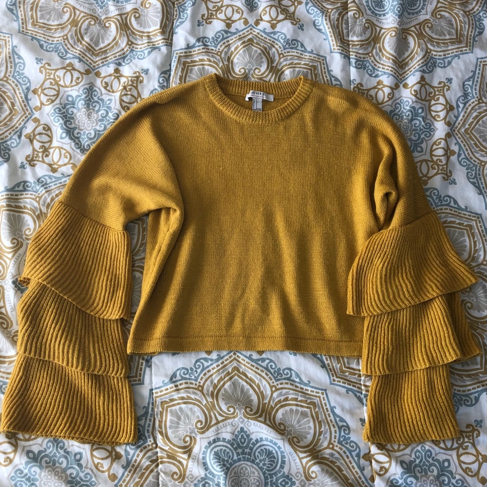 💥(4/$18) Forever 21 Contemporary Yellow  Top💥